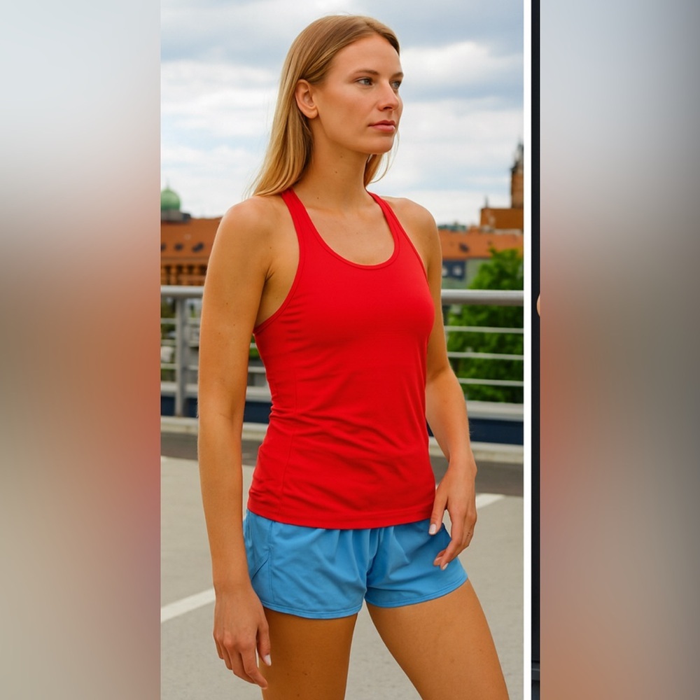 All in Motion Blue Bermuda Shorts Lightweight Elastic Waist 🌴☀️ - Picture 9 of 10